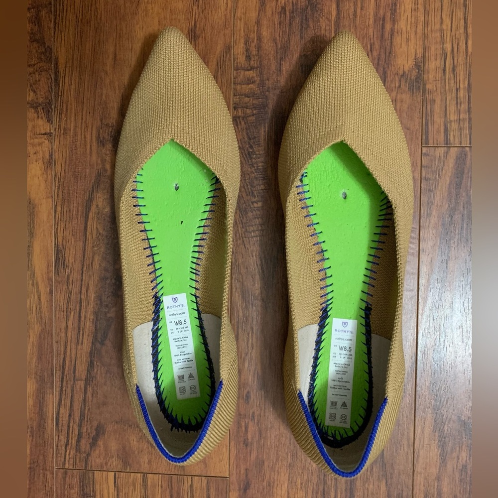 Rothy’s The Point in Camel 8.5